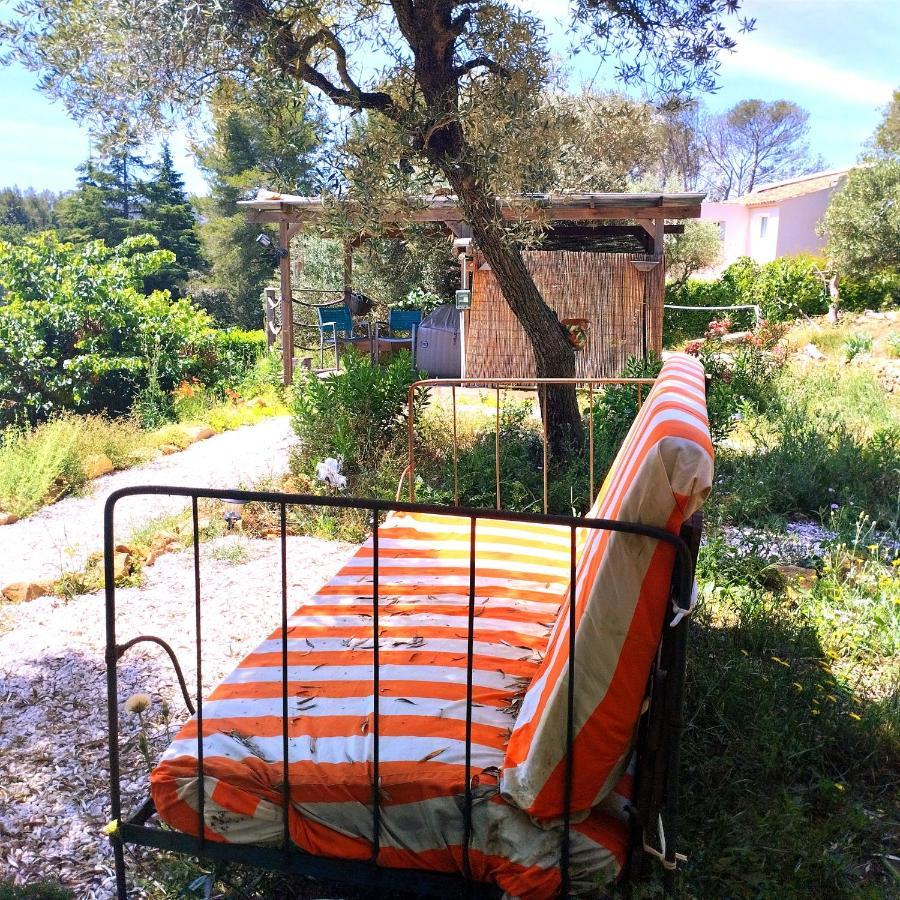 Arche De Noe Atypique, Boheme , Nature, Piscine Chauffee De Paques A Toussaint , Spa , Sauna , Loisirs Le Beausset Eksteriør bilde