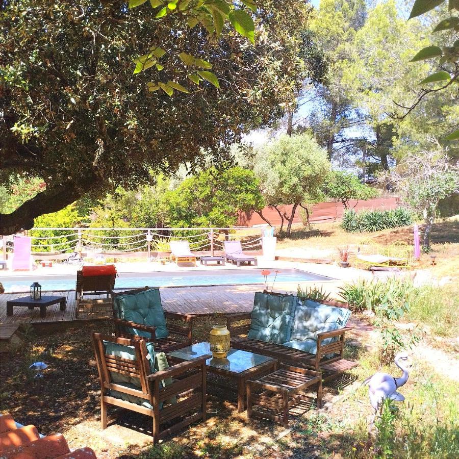 Arche De Noe Atypique, Boheme , Nature, Piscine Chauffee De Paques A Toussaint , Spa , Sauna , Loisirs Le Beausset Eksteriør bilde