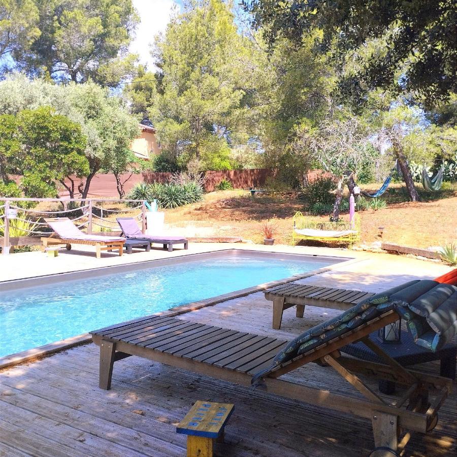 Arche De Noe Atypique, Boheme , Nature, Piscine Chauffee De Paques A Toussaint , Spa , Sauna , Loisirs Le Beausset Eksteriør bilde